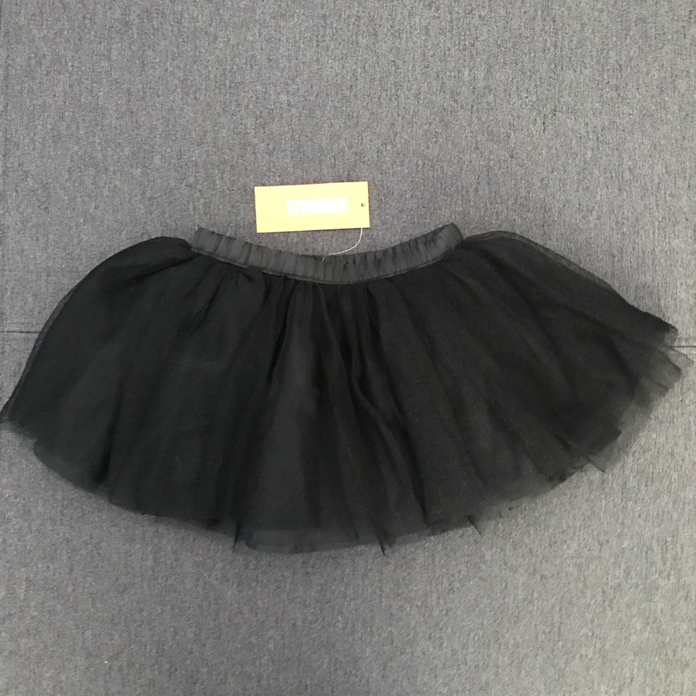 New Gymboree Black Tutu Tulle Skirt 3T Halloween